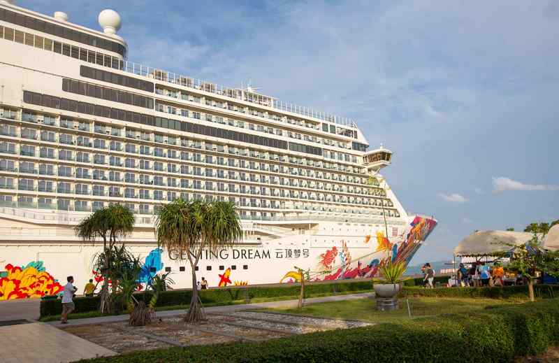 Genting Dream Berths Alongside Phuket Deep Sea Port